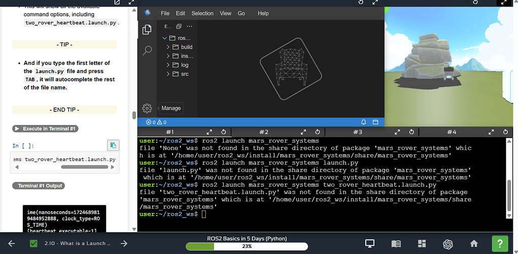 2.10 STEP 4 doesn't work - ROS2 Basics in 5 Days Humble (Python) - The ...