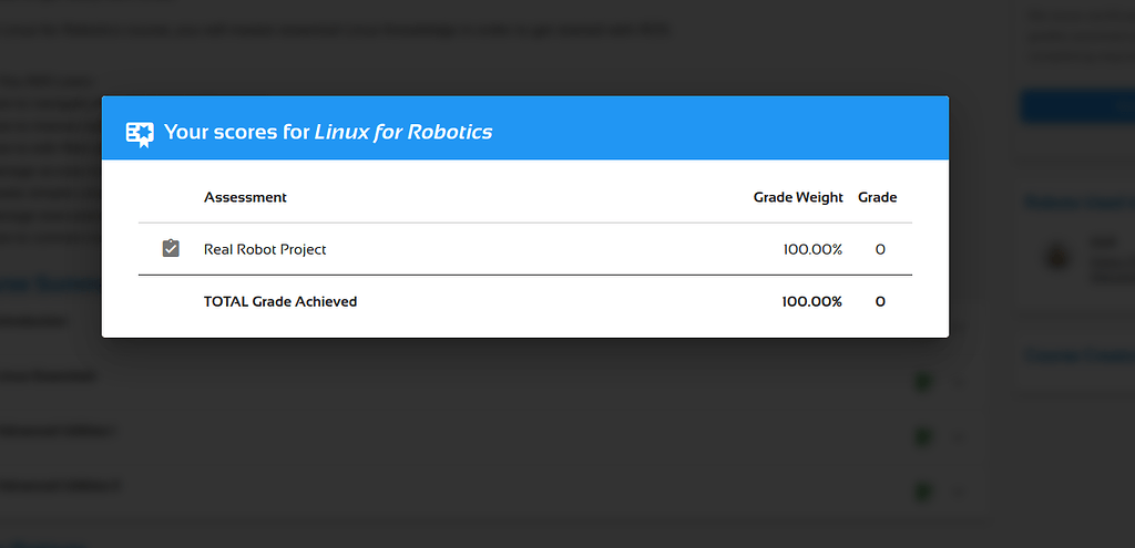 How to finish the rosject - Linux Basics For Robotics - The Construct ...