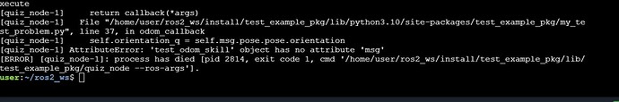 Screenshot error messge