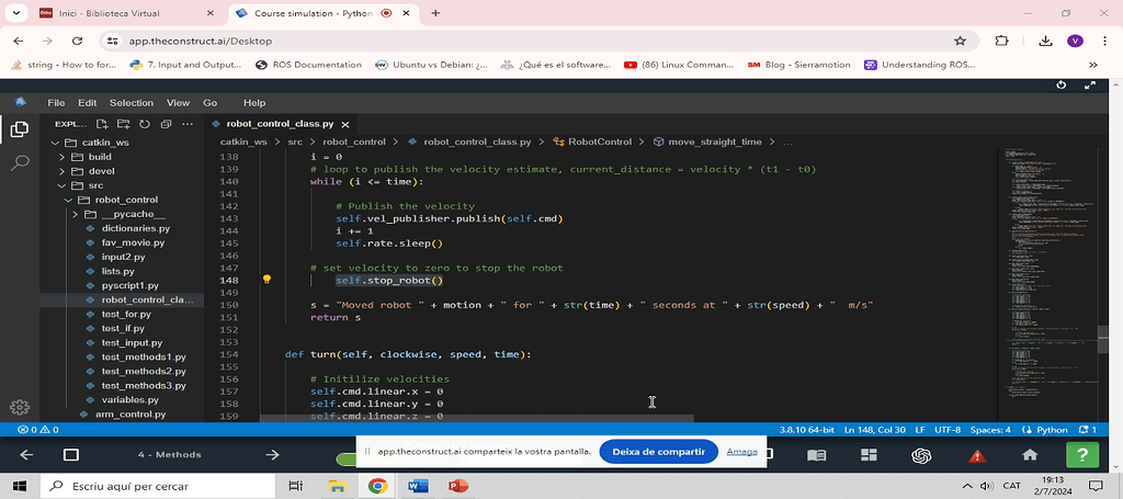 [Bug] Line 148 needs to be de-indented - Python Basics For Robotics ...