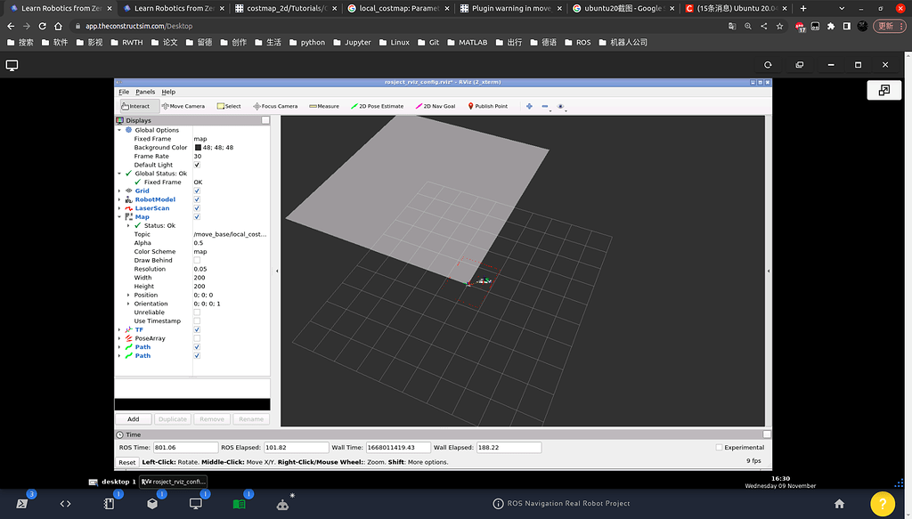 Problems in Rosject of ROS Navigation - ROSDS Support - The Construct ...