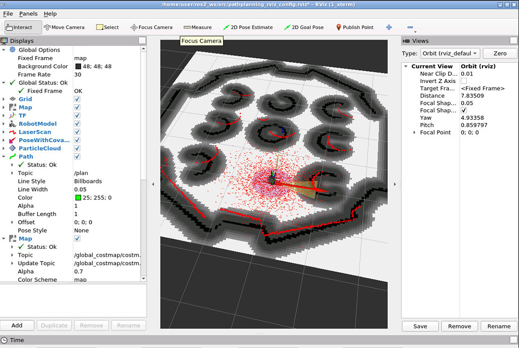 Robot Does not go behind the cone - ROS2 Navigation - The Construct ROS ...
