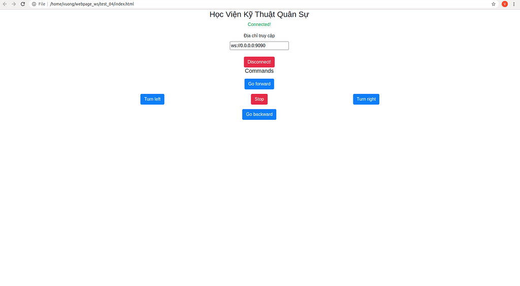 Embedding images on the web page - Developing Web Interfaces For ROS ...
