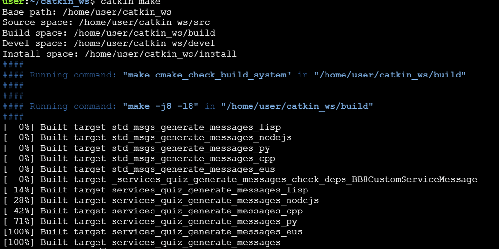 Custom Action Message does not compile - ROS Basics In 5 Days (Python ...