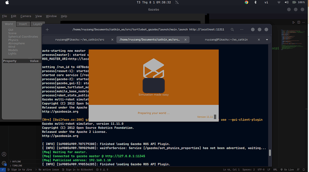 Erorr launch turtlebot_gazebo main.launch - The Construct ROS Community