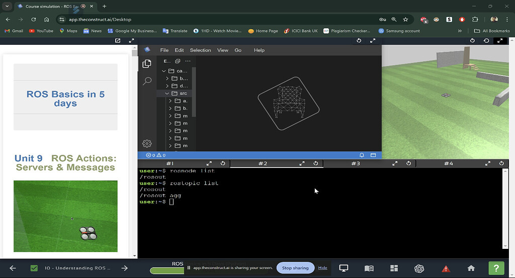 Unable to communicate with master - ROS Basics In 5 Days (Python) - The ...
