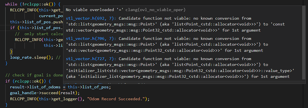 Converting from point to point32 - ROSDS Support - The Construct ROS ...
