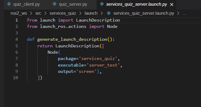 launch file